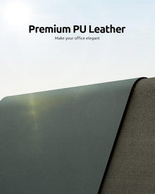 Schreibtischunterlage 90x43cm Premium Leder Mauspad XXL Büro