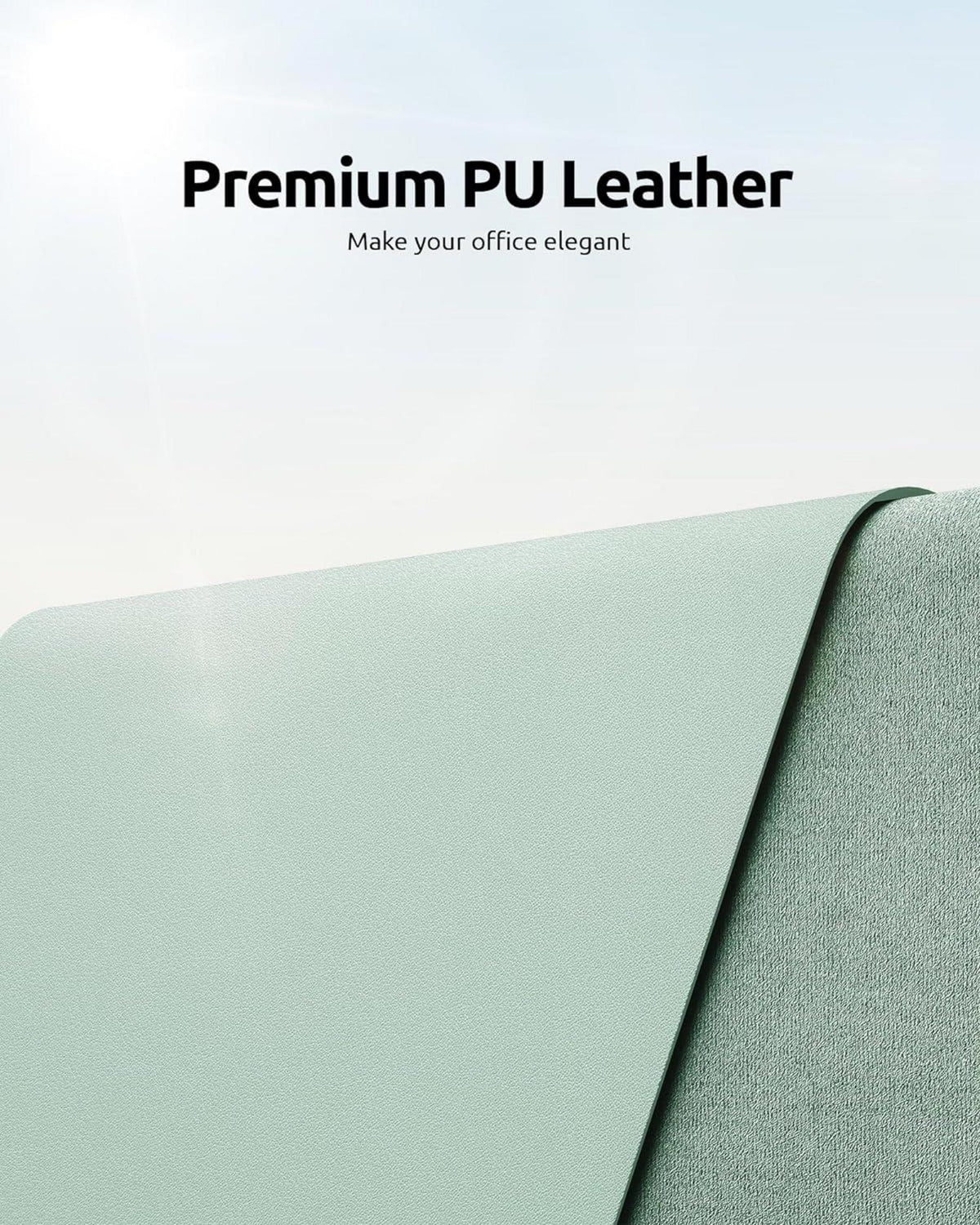 Schreibtischunterlage 60x35cm Premium Leder Mauspad XXL