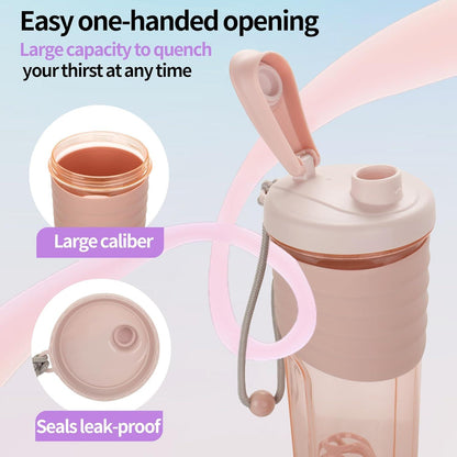Protein Shaker 700ml Pink BPA-frei für Eiweiß Shakes