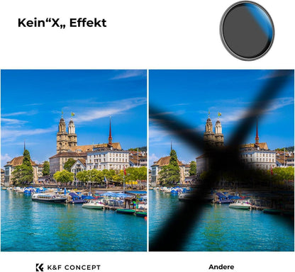 Variabler ND Filter 52mm ND2-32 Graufilter 1-5 Blendenstufen