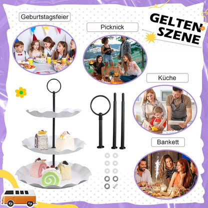 Metallstangen Etagere Stangen Set für Hochzeitstorte