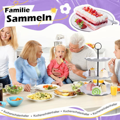 Metallstangen Etagere Stangen Set für Hochzeitstorte