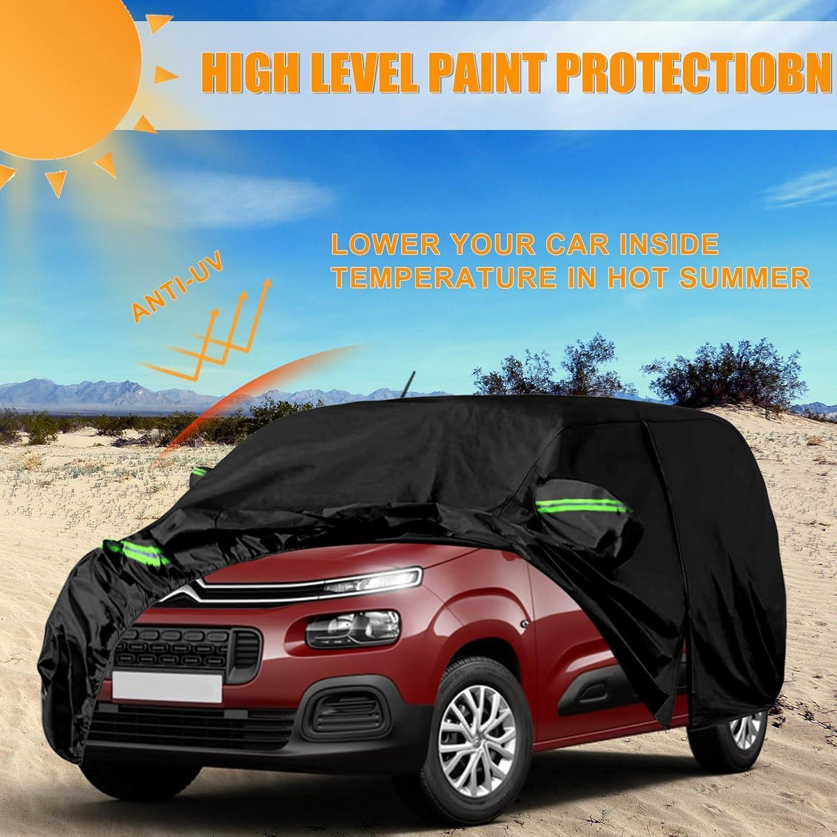 Autoabdeckung Wasserdicht Citroen Berlingo 2018-2024 (LWB)