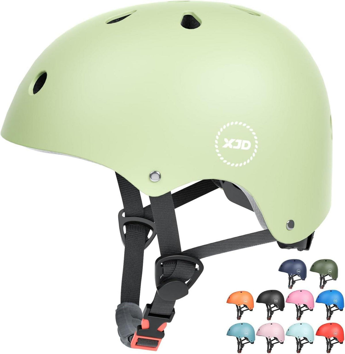 Kinder Fahrradhelm Multisport CE-Zertifizierung mintgrün 48-54 cm