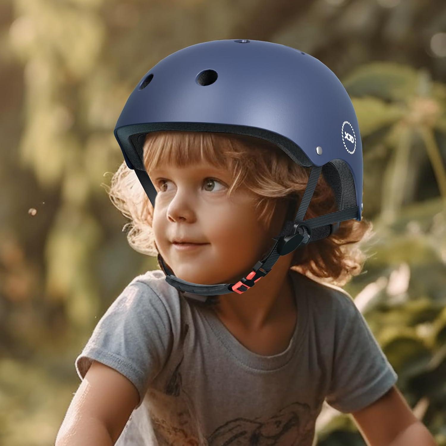 XJD Kinder Jugend Fahrradhelm Multisport CE 55-57cm Blau