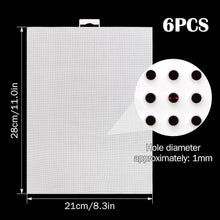 Kunststoff-Leinwand 14CT 6er Set für Stickerei und Basteln