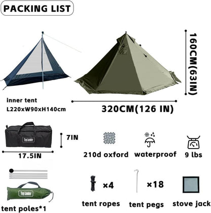 Top Lander Tipi Zelt Mosquito Net für 1 Person