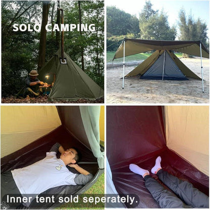 Top Lander Tipi Zelt 1 Person Zelt Mosquito Net