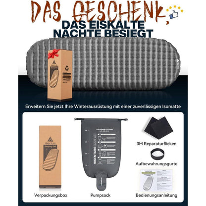 Ultraleichte Camping Isomatte 8cm Dicke 4 Jahreszeiten 187cm