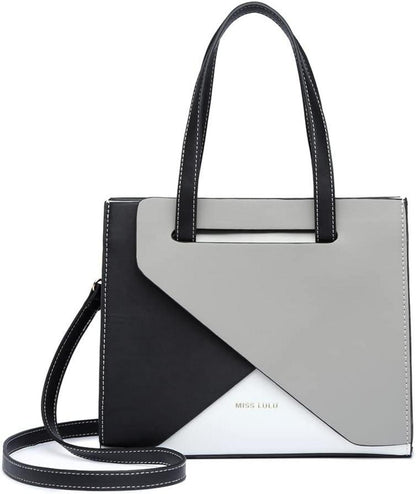 Schicke Damen Handtasche Henkeltasche PU Leder