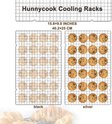 Hunnycook Abkühlgitter 3er-Set Edelstahl Silber 40,2cm*25cm