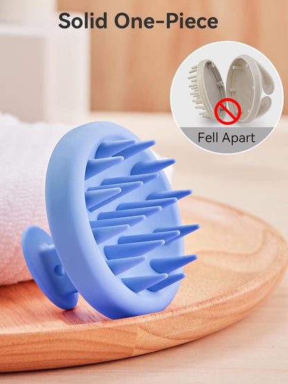 Kopfhaut Massagebürste Silikon Haar Shampoo-Bürste für nasses