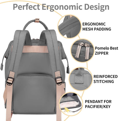 Baby Wickelrucksack Rucksack wasserdicht mit Wickelunterlage Große Kapazität