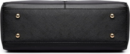 Große Damen Handtasche Schultertasche Shopper V-förmiges Design, viele Fächer