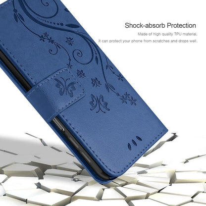 Samsung Galaxy A15 5G/4G Lederhülle Wallet Cover in Dunkel Blau