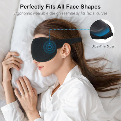 Schlafmaske Schlafbrille 3D Atmungsaktiv für Frauen Herren