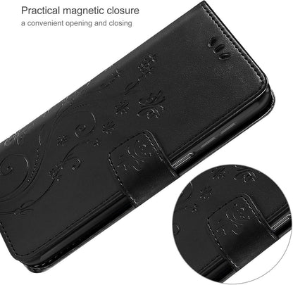 Lederhülle Samsung Galaxy A55 5G Wallet Tasche Schwarz