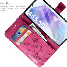Samsung Galaxy A55 5G Lederhülle Wallet Case Schutzhülle