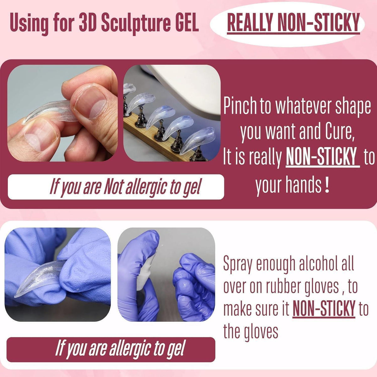 Fester UV Nagel Gel Kleber – Nicht Klebrig & Langlebig