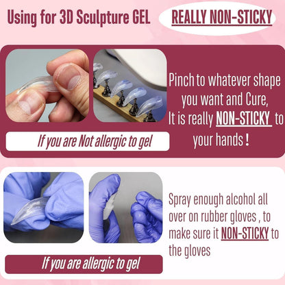 Fester UV Nagel Gel Kleber – Nicht Klebrig & Langlebig