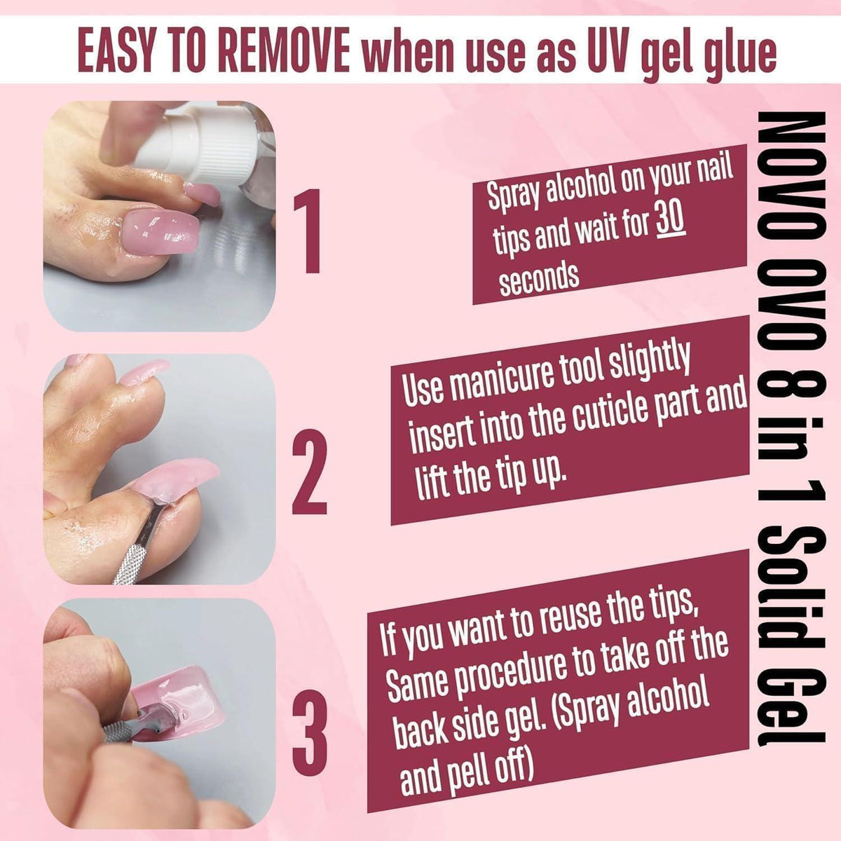 Fester UV Nagel Gel Kleber – Nicht Klebrig & Langlebig