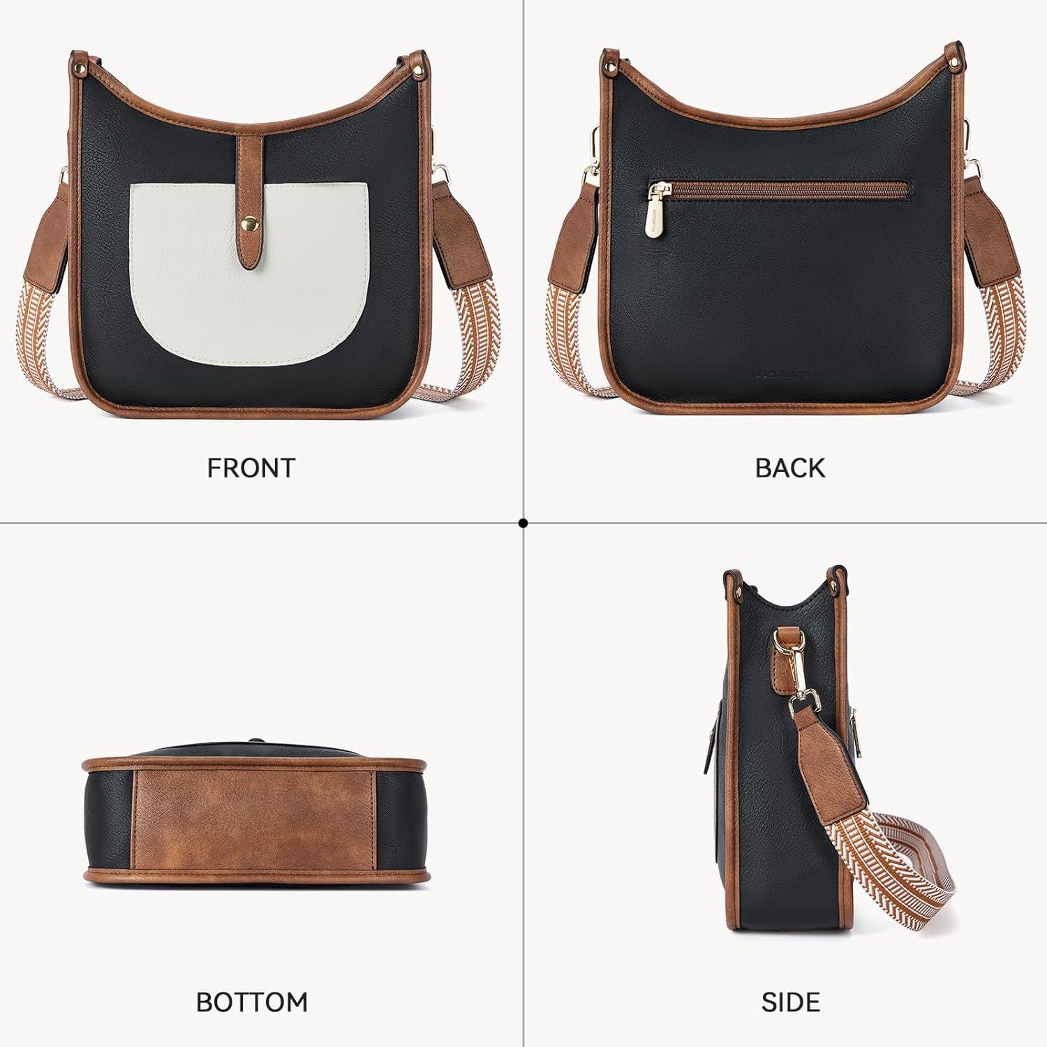 Damen Handtasche mittelgroß Leder Schultertasche Shopper Umhängetasche