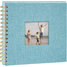DIY Fotoalbum Hellblau 20,5x20,5 cm mit 40 Seiten