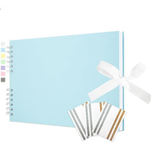 DIY Fotoalbum zum Selbstgestalten, 21,5 x 29 cm, Hellblau