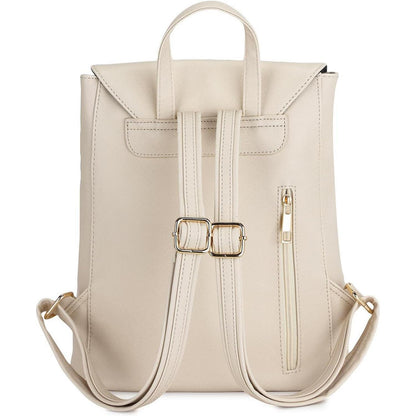 Miss Lulu Damen Rucksack klein Cityrucksack PU Leder