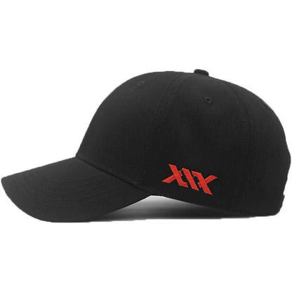 XXL Baseball Cap Herren Baumwolle Verstellbar – Schwarz