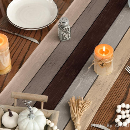Artoid Mode Braun Herbst Tischläufer 40x240 cm für Küche Party