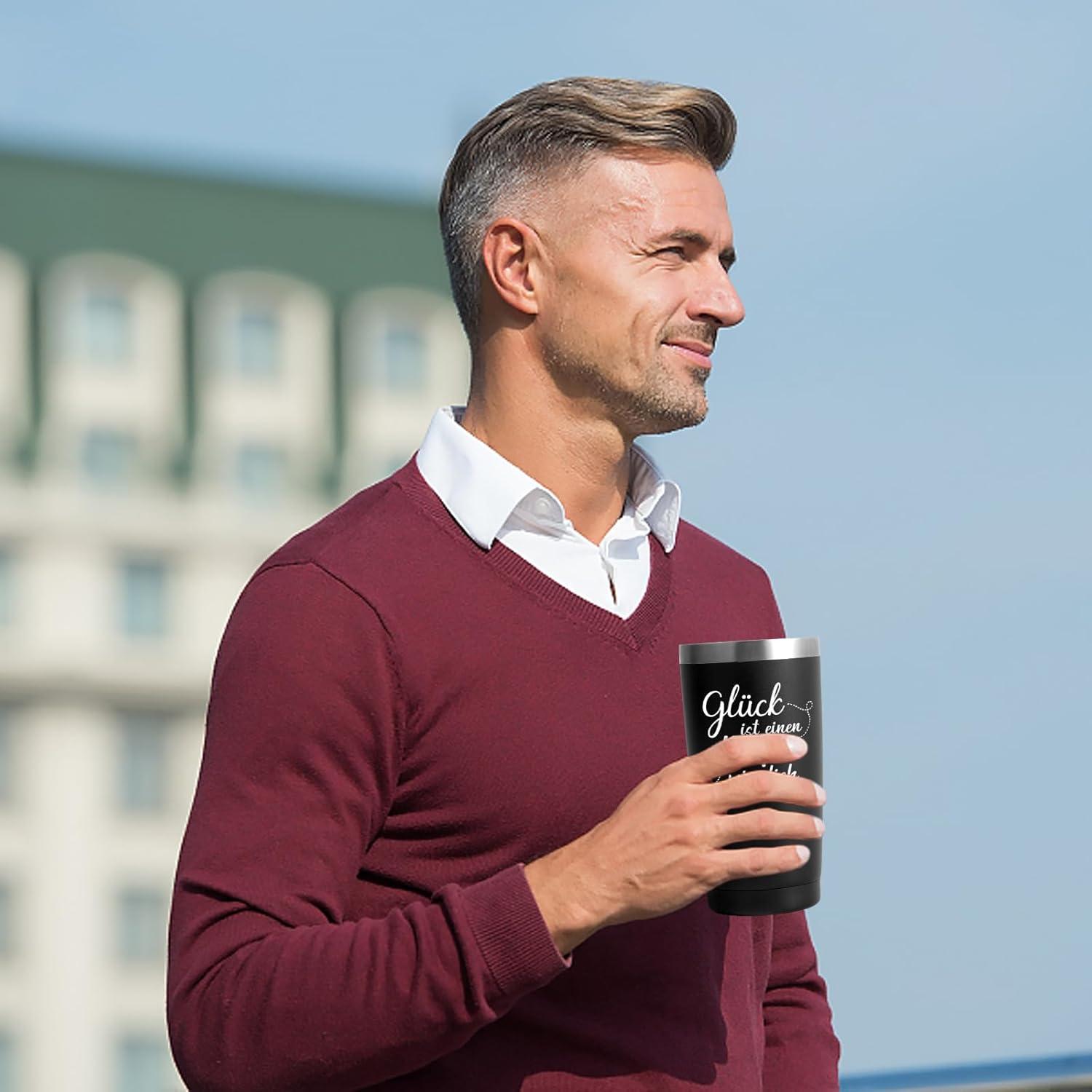 Vatertag Geschenk für Papa, Thermobecher to go 600ml, Weihnachtsgeschenk
