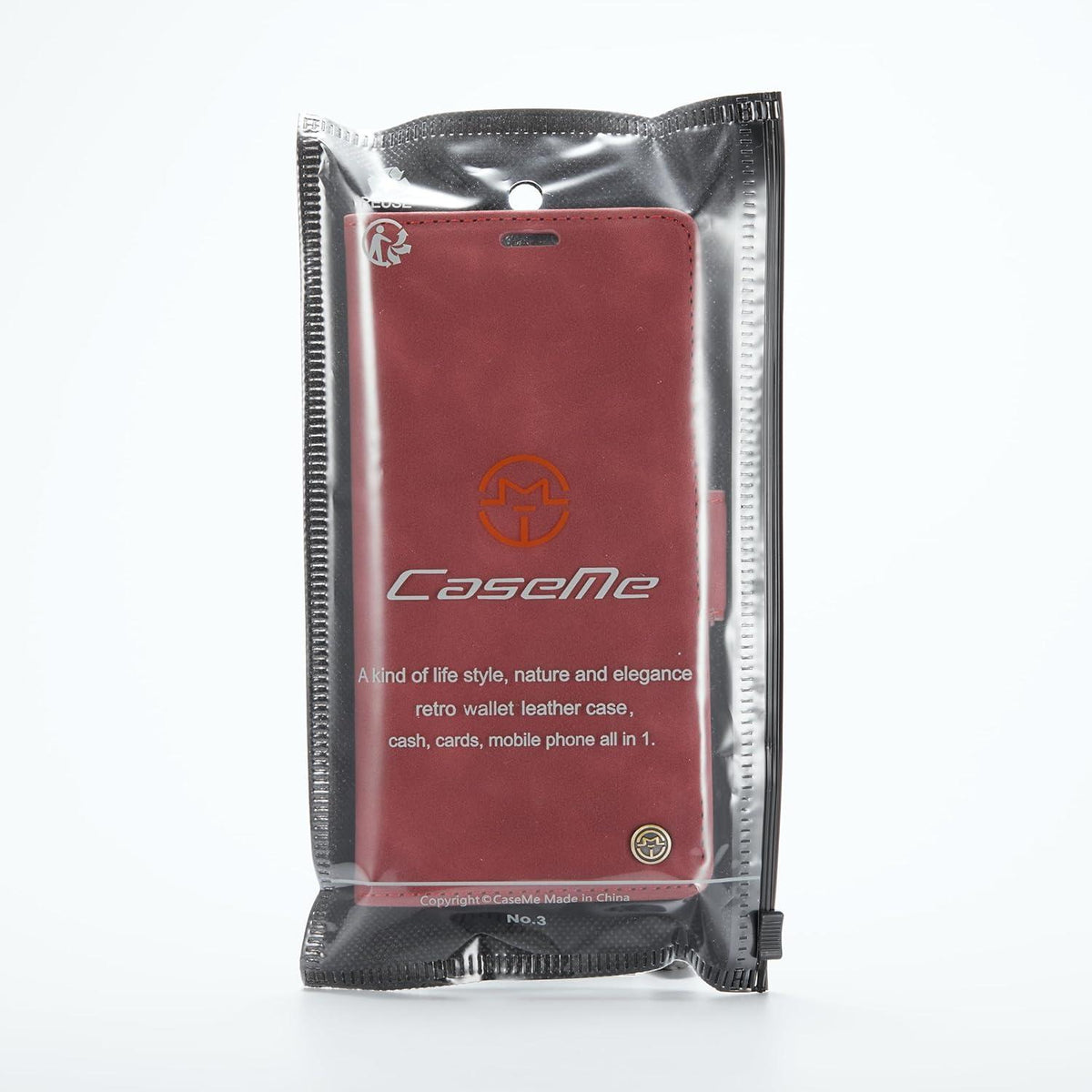 Samsung Galaxy S24 Ultra 5G Handyhülle Klapphülle PU Leder Schutzhülle Rot