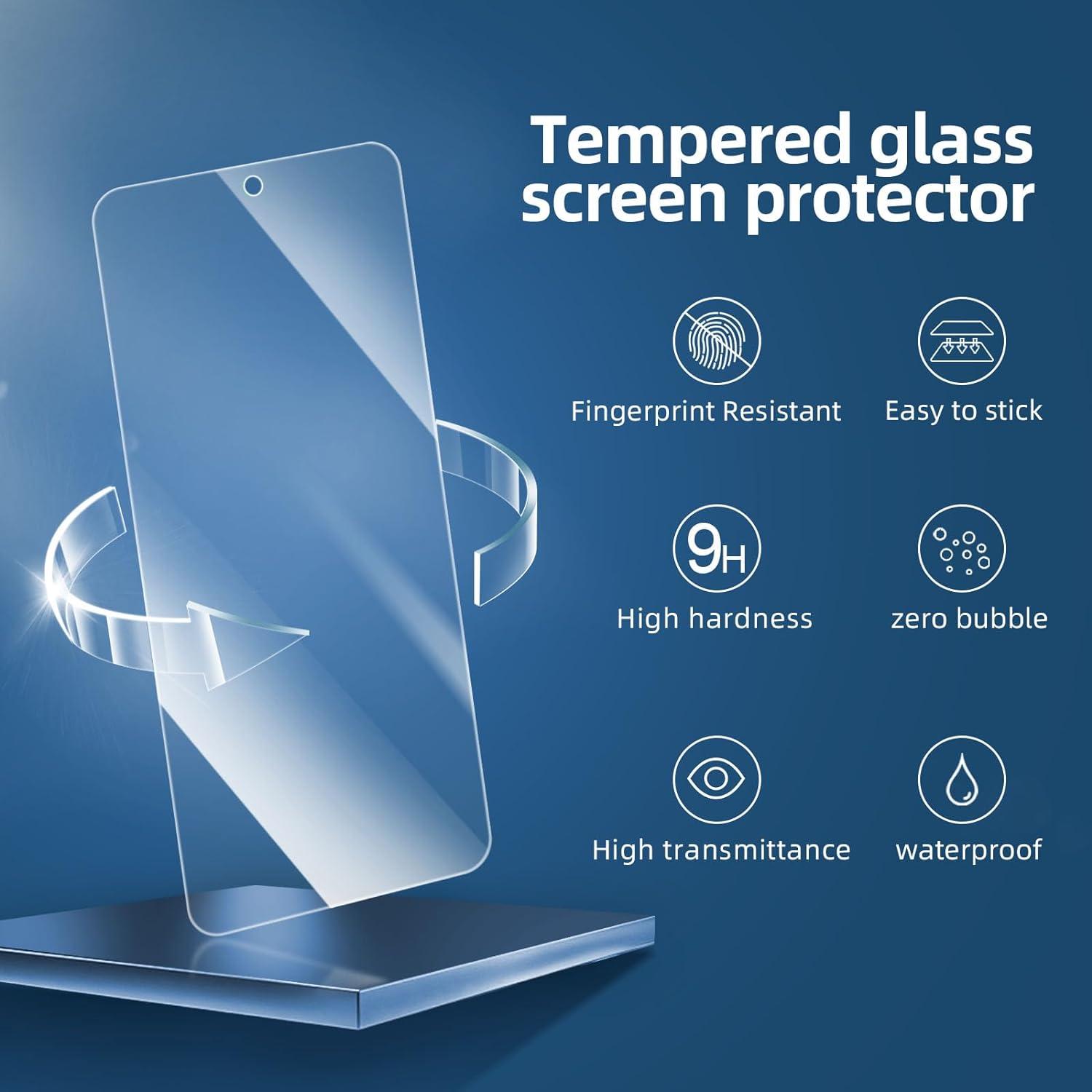 Panzer Schutz Glas Xiaomi Redmi 12 3 Stück 9H Härte 0.33mm Ultra-klar