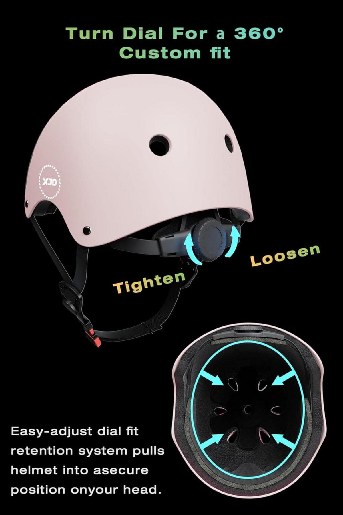 Kinder Jugend Fahrradhelm Multisport CE-Zertifizierung Mädchen Jungs M 55-57cm