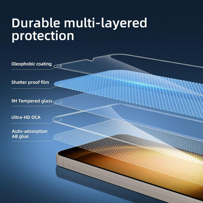 Panzer Schutz Glas Samsung Galaxy S24 Displayschutzfolie 3 Stück 6,2 Zoll