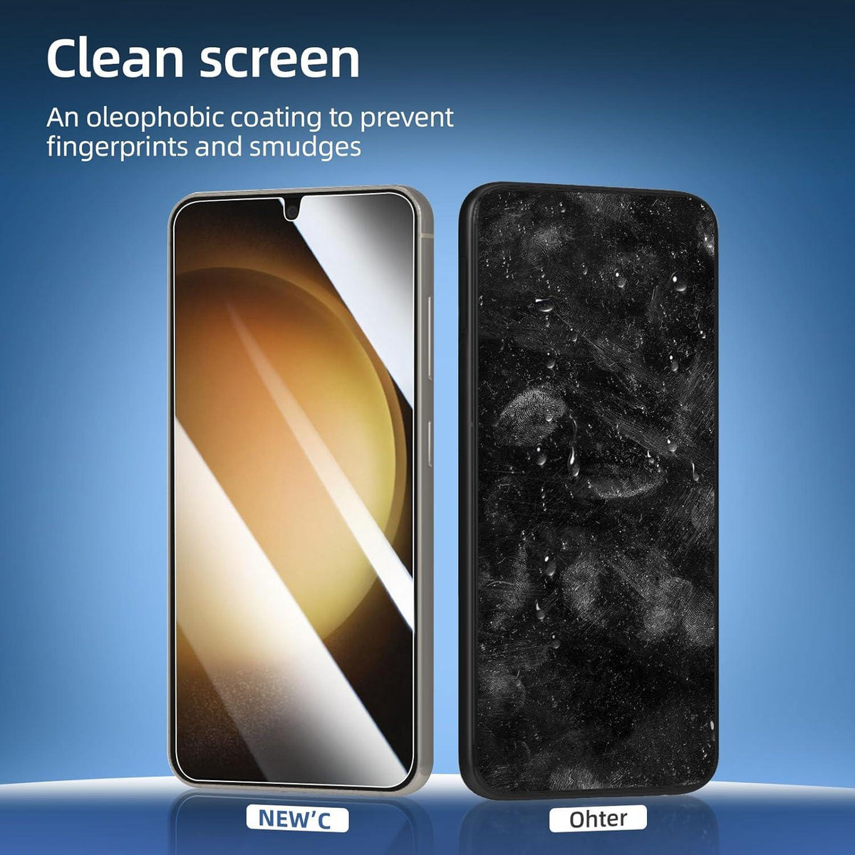 Panzer Schutz Glas Samsung Galaxy S24 5G 3 Stück 9H Härte 0.33mm Ultra-klar