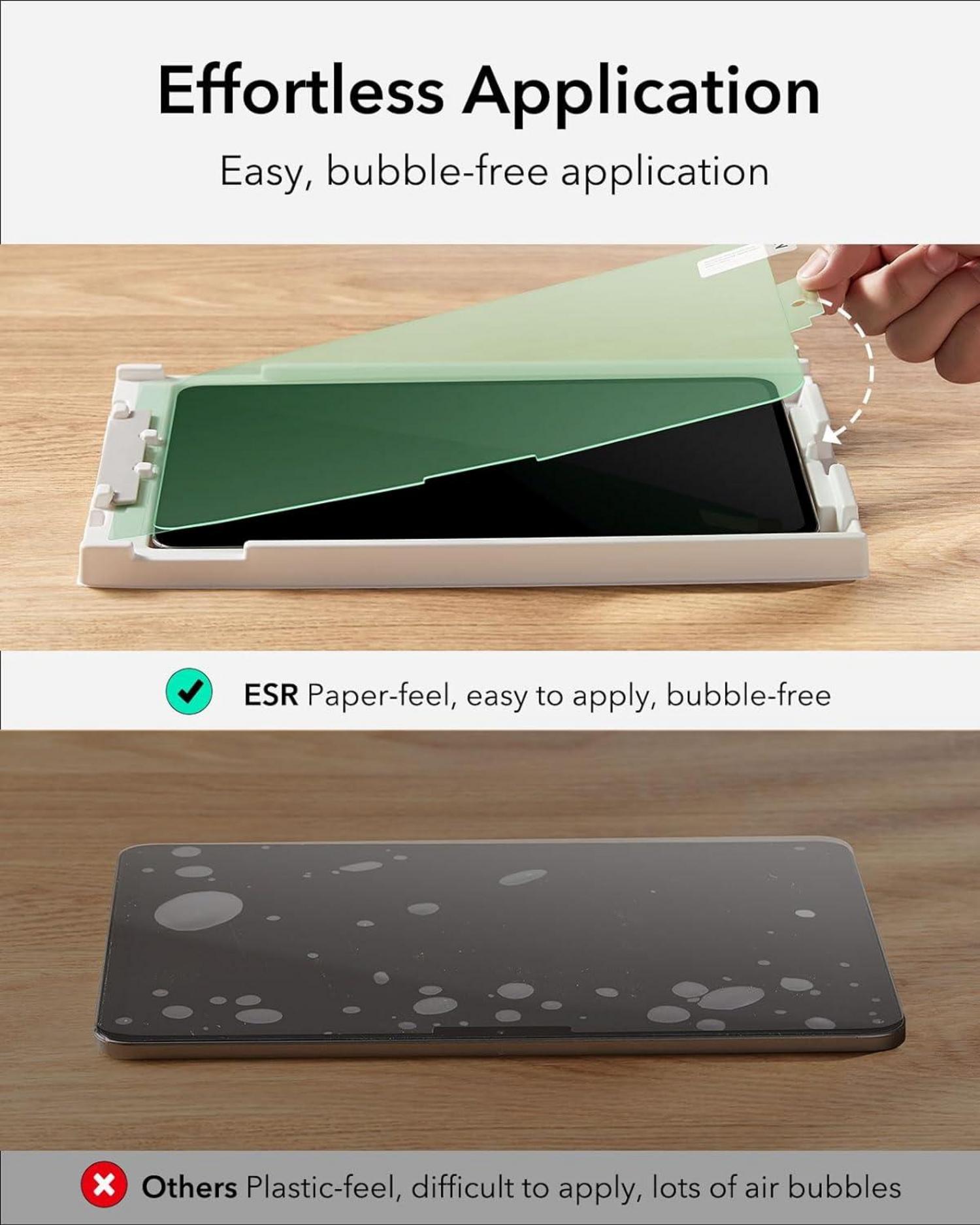 ESR Paper Feel Schutzfolie für iPad Pro 13 Zoll 2024 - 2