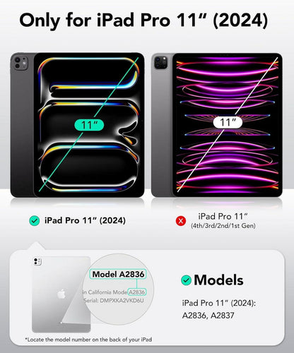ESR iPad Pro 11 Zoll (2024) Sichtschutzfolie 30 Grad