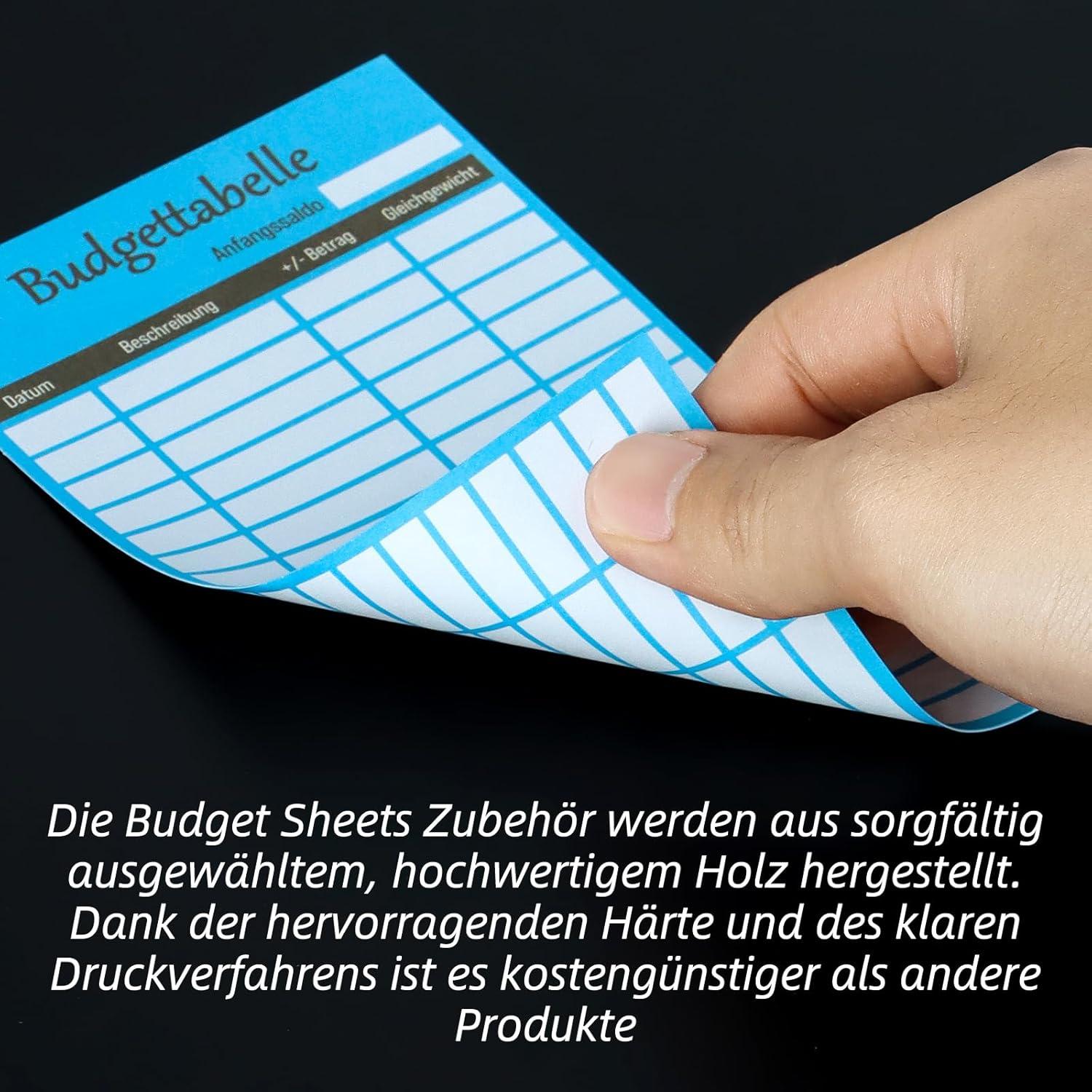 A6 Budget Planner 96er Set 182 Seiten 8 Farben Budget Sheets Zubehör federleicht