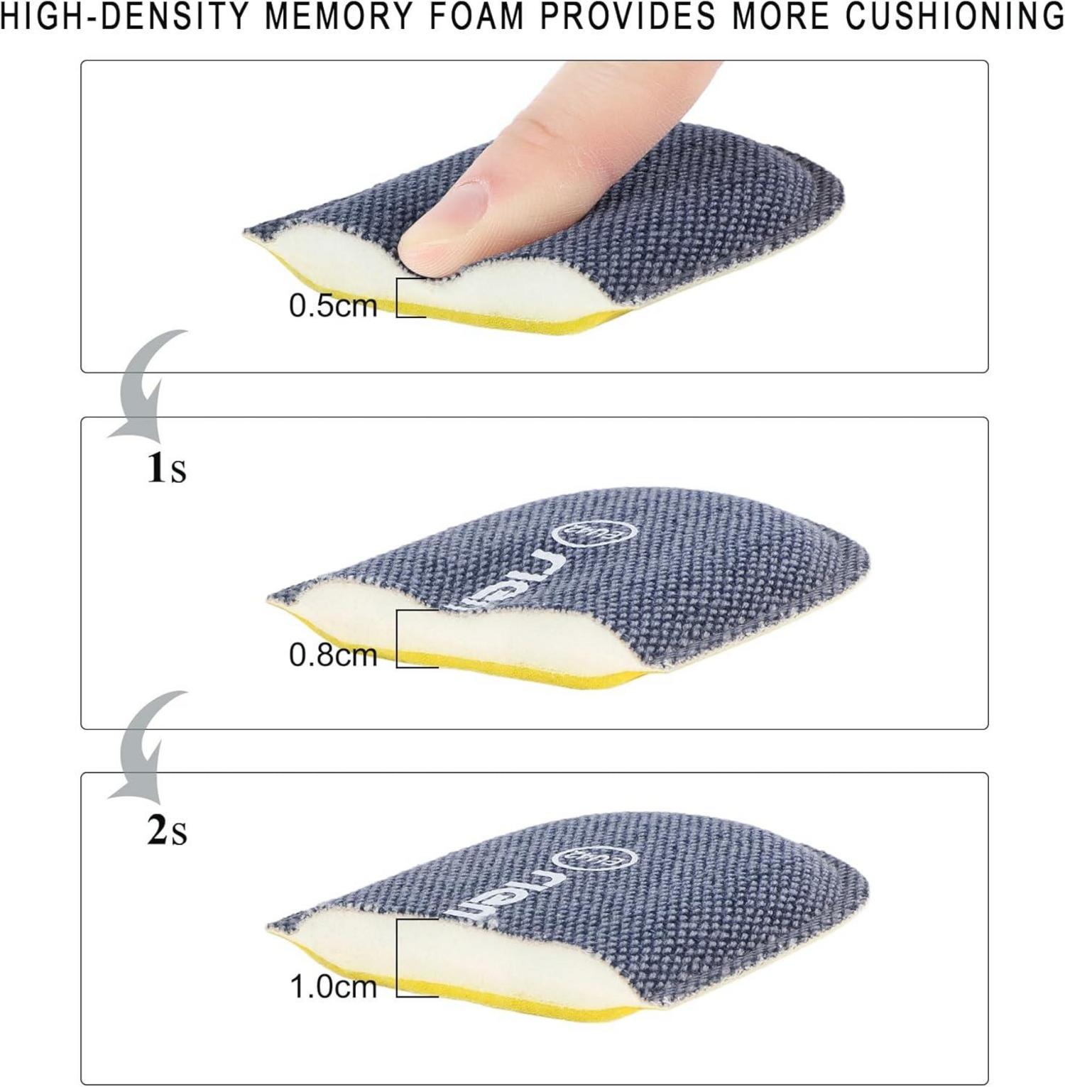 Memory Foam Einlegesohlen - Weich & Bequem für Schuhe, Sneaker, Stiefel - Damen, Herren - Gr.36-47