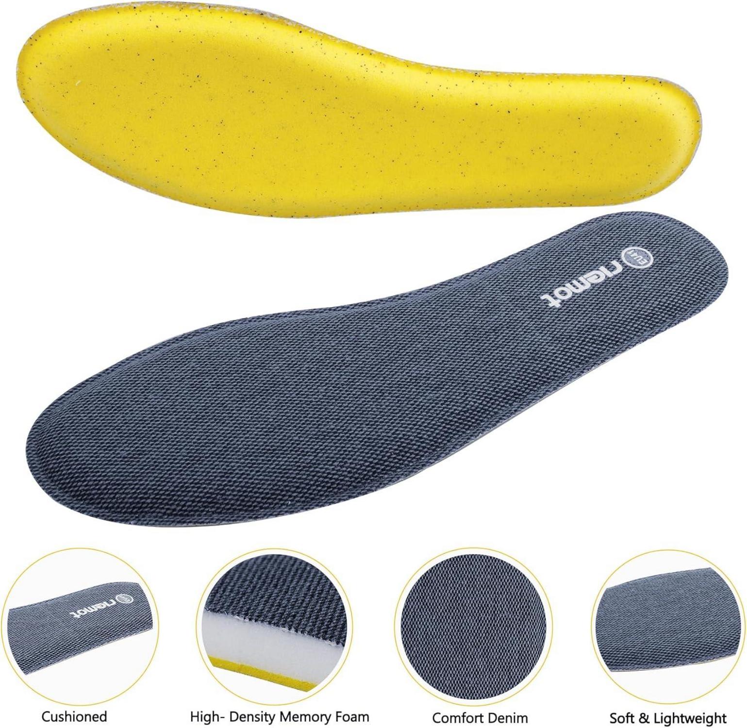 Komfortable Memory Foam Einlegesohlen für Schuhe Sneaker Stiefel