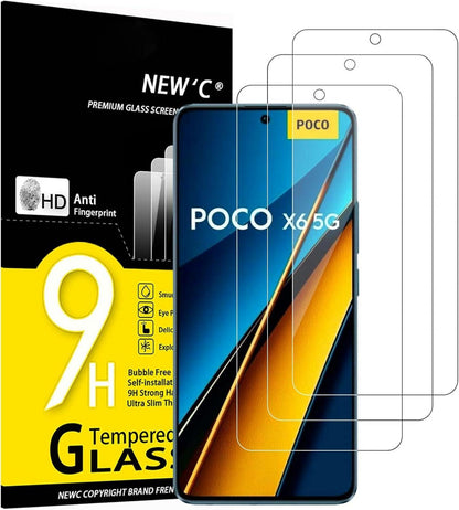 Panzer Schutzglas für Xiaomi Poco X6 5G Pro 5G 3er Set