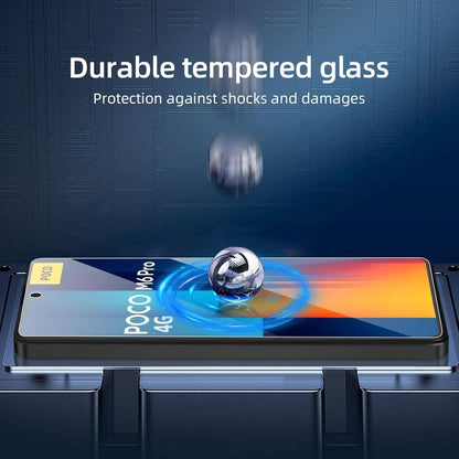 Panzer Schutzglas Xiaomi Poco M6 Pro 4G 3er Pack- 9H Härte Ultra-klar