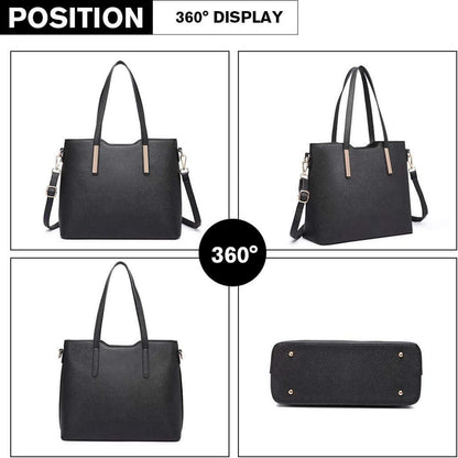 Elegante Miss Lulu PU Leder Handtaschen Set