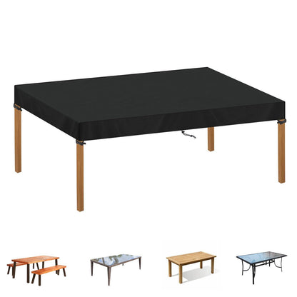 Gartentisch Abdeckung 160x90x15cm – Wasserdicht & Winterfest