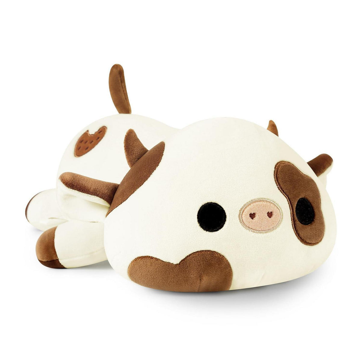 Kuscheltier Kuh Plüschtier 30cm Braun - Weiches Kuschelkissen Geschenk