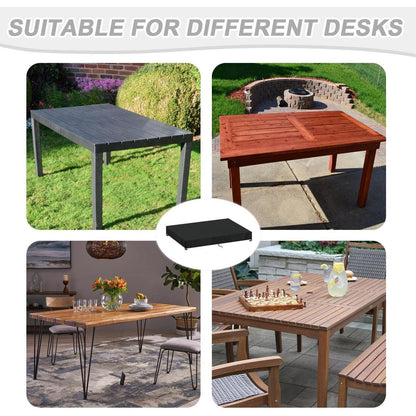 Gartentisch Abdeckung 160x100x15cm – Wetterfest & Wasserdicht