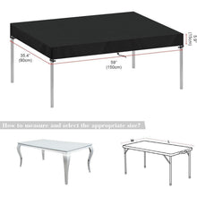 Gartentisch Abdeckplane 150x90x15cm – Winterfest & Wasserdicht