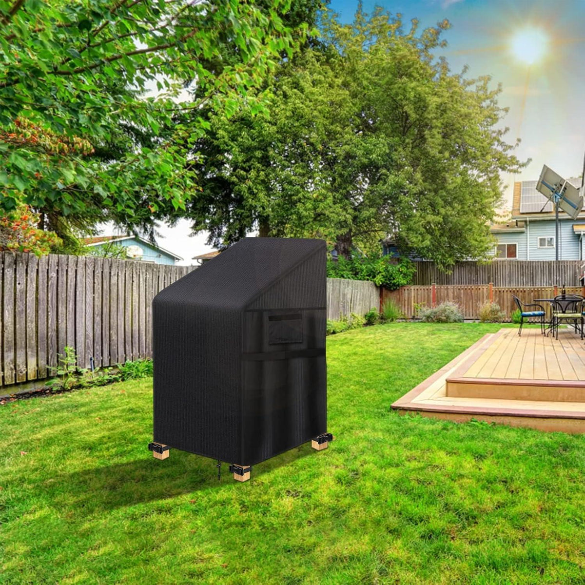 Wasserdichte Stuhlabdeckung für 6-8 Gartenstühle